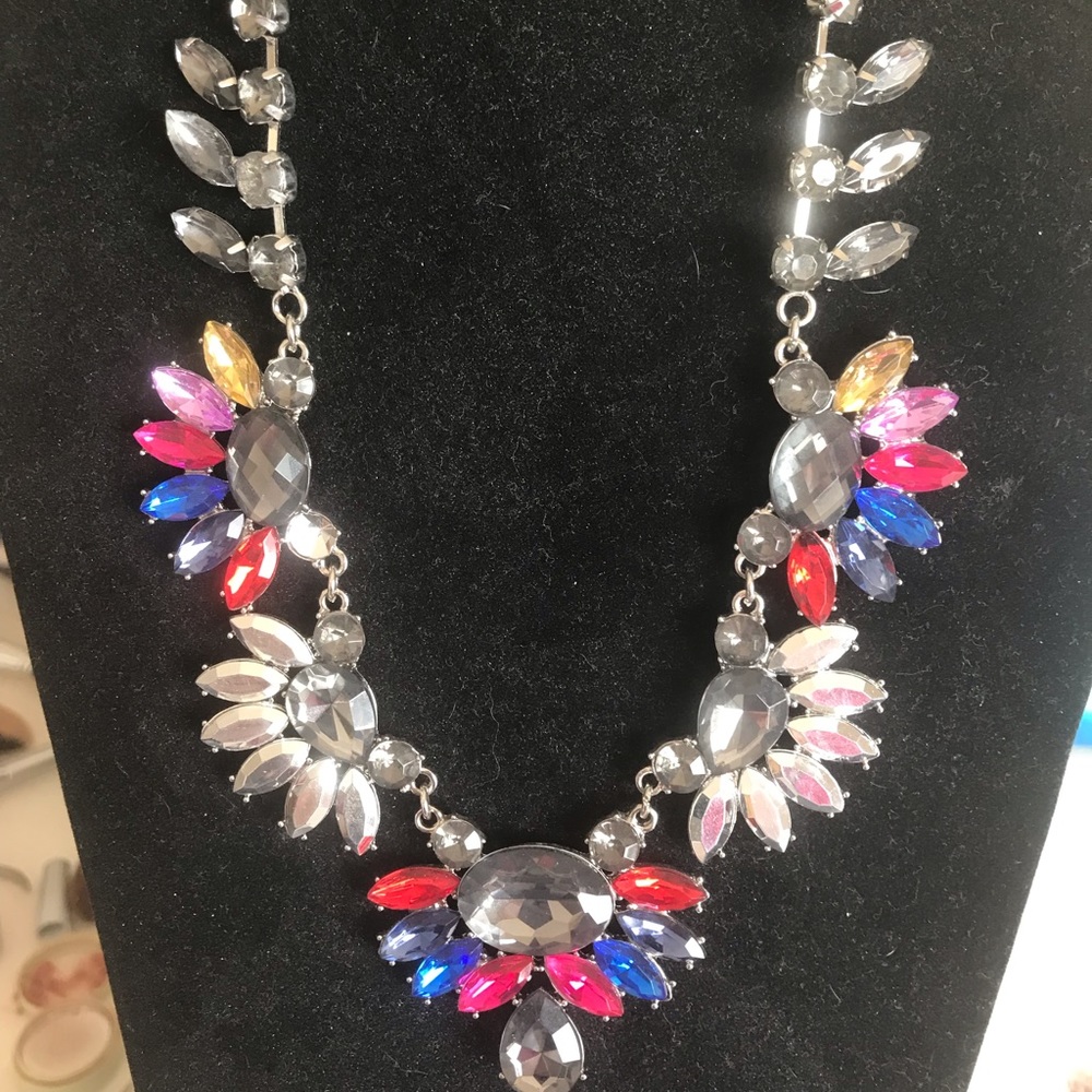 Statement necklace and matching earrings
